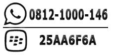 WhatsApp : 0812-1000-146 , BBM : 25AA6F6A